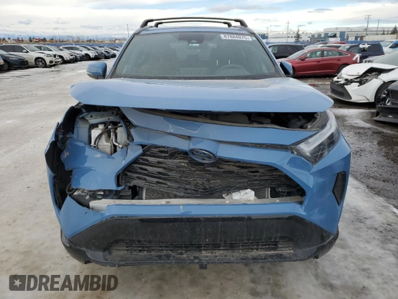 2022 Toyota RAV4 with VIN 2T34WRFV8NW148892, listed as a Copart auction lot 87884075 with 55,584 mi miles and Salvage title. Bid and sale history available at DreamBid. Image 5.
