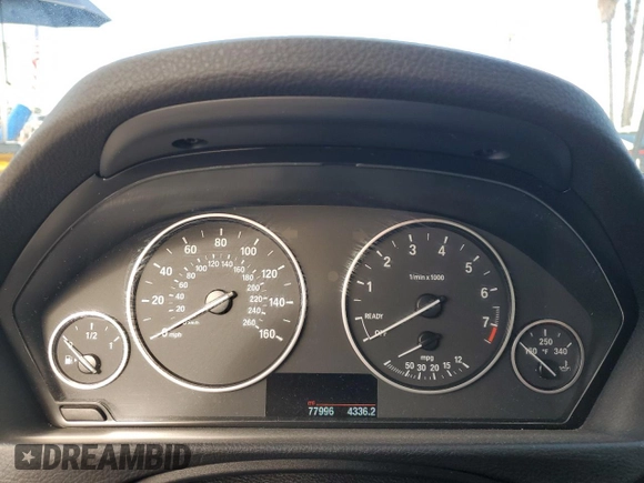 2018 BMW 3 Series 320i with VIN WBA8A9C50JAD27666, listed as a Copart auction lot 49313955 with 77,996 mi miles and Salvage Title. Bid and sale history available at carsss.com. Image 9.