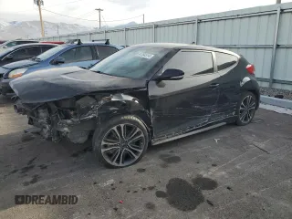 2016 Hyundai Veloster Turbo z VIN KMHTC6AE3GU257072, wystawiony jako Copart lot #84764514 z przebiegiem 122 624 mil mil oraz Szkoda całkowita • Salvage title. Historia ofert i sprzedaży dostępna na DreamBid. Obrazek 1.
