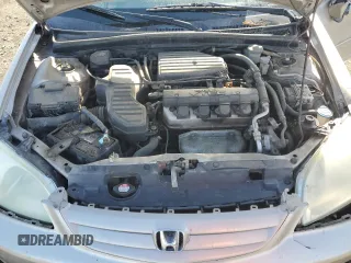 2002 Honda Civic EX with VIN 1HGES25712L014218, listed as a Copart auction lot 52325265 with 206,919 mi miles and Salvage Title. Bid and sale history available at DreamBid. Image 11.