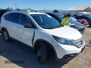 2014 Honda CR-V EX-L with VIN 5J6RM3H75EL038743, listed as a IAAI auction lot 41827047 with 92,513 mi miles and . Bid and sale history available at carsss.com. Image 1.