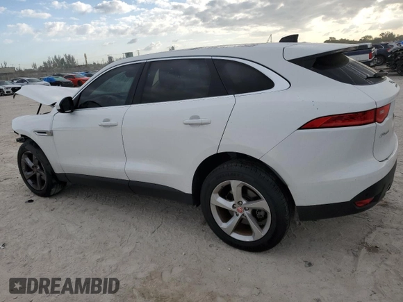 2020 Jaguar F-Pace 25t z VIN SADCS2FXXLA645359, wystawiony jako Copart lot #47564694 z przebiegiem 45 158 mil mil oraz . Historia ofert i sprzedaży dostępna na DreamBid. Obrazek 2.