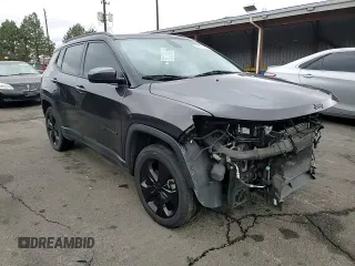 2018 Jeep Compass Altitude with VIN 3C4NJDBB8JT453120, listed as a Copart auction lot 52051085 with 87,653 mi miles and Salvage title. Bid and sale history available at DreamBid. Image 12.
