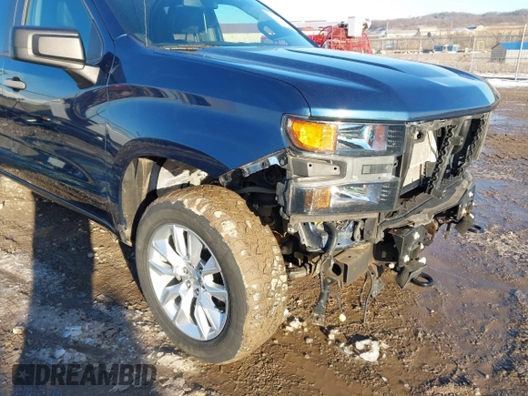 2019 Chevrolet Silverado 1500 Custom with VIN 1GCRYBEH4KZ345976, listed as a IAAI auction lot 41622043 with 102,321 mi miles and . Bid and sale history available at DreamBid. Image 17.