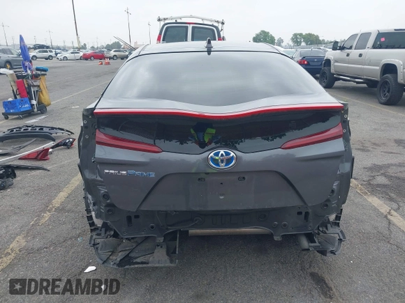 2021 Toyota Prius LE with VIN JTDKAMFP4M3194053, listed as a IAAI auction lot 42441091 with 47,290 mi miles and . Bid and sale history available at DreamBid. Image 17.