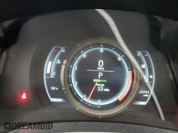 2017 Lexus RC with VIN JTHSM5BC4H5002509, listed as a Copart auction lot 86573324 with 65,743 mi miles and Salvage Title. Bid and sale history available at carsss.com. Image 9.
