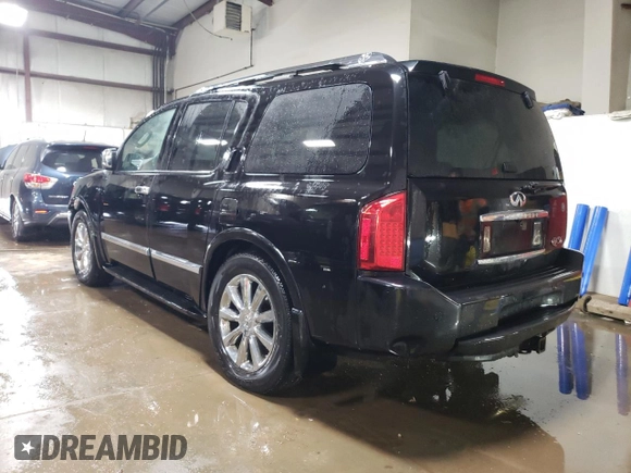 2010 Infiniti QX56 with VIN 5N3ZA0NC9AN906615, listed as a Copart auction lot 50917045 with 248,579 mi miles and Salvage Title. Bid and sale history available at DreamBid. Image 2.