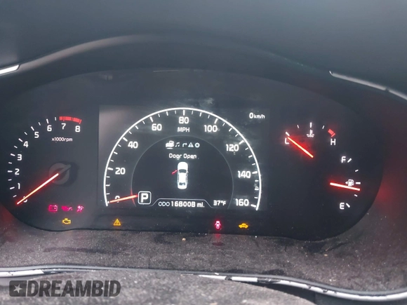 2014 Kia Cadenza Premium with VIN KNALN4D7XE5154705, listed as a IAAI auction lot 41288418 with 168,008 mi miles. Bid and sale history available at carsss.com. Image 7.