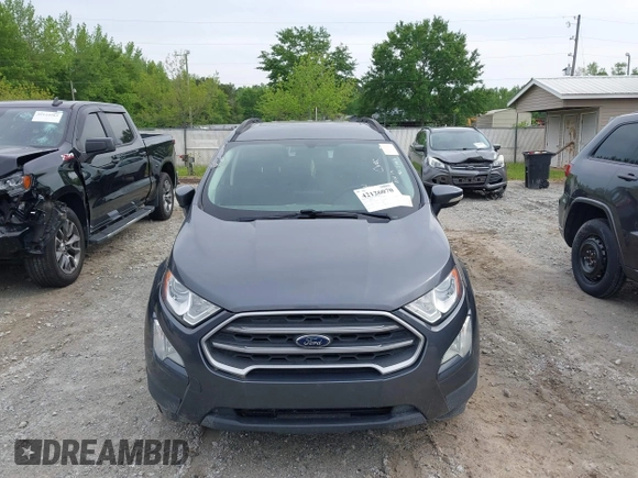 2020 Ford EcoSport SE with VIN MAJ3S2GE8LC337853, listed as a IAAI auction lot 42126070 with Not Provided miles. Bid and sale history available at carsss.com. Image 11.