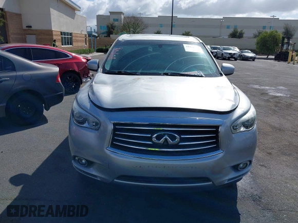 2014 Infiniti QX60 with VIN 5N1AL0MM9EC521244, listed as a IAAI auction lot 41932375 with 97,967 mi miles and . Bid and sale history available at carsss.com. Image 12.