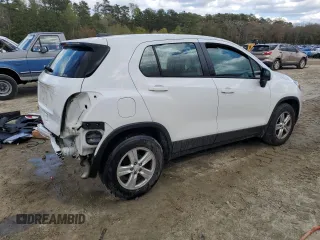 2021 Chevrolet Trax LS with VIN KL7CJKSM0MB368949, listed as a Copart auction lot 53343175 with 54,581 mi miles and Clean Title. Bid and sale history available at carsss.com. Image 3.
