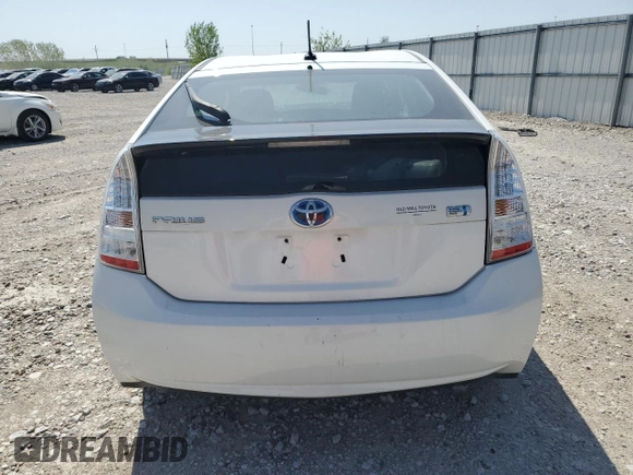 2010 Toyota Prius II with VIN JTDKN3DU6A0213576, listed as a Copart auction lot 89073455 with 202,368 mi miles and Salvage Title. Bid and sale history available at DreamBid. Image 6.