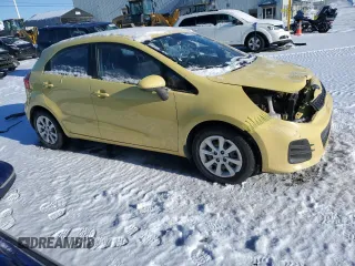 2016 Kia Rio LX with VIN KNADM5A30G6562206, listed as a Copart auction lot 46889555 with 97,729 mi miles and Salvage Title. Bid and sale history available at carsss.com. Image 4.