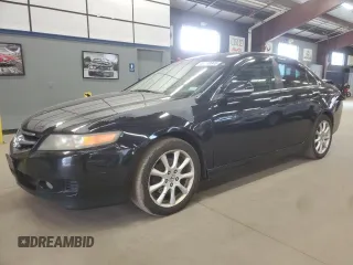 2008 Acura TSX Nav with VIN JH4CL96978C004926, listed as a Copart auction lot 48748045 with 216,632 mi miles and Salvage Title. Bid and sale history available at carsss.com. Image 1.