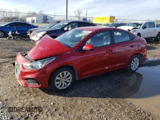 2018 Hyundai Accent SE with VIN 3KPC24A39JE028640, listed as a Copart auction lot 86258314 with 126,622 mi miles and Salvage Title. Bid and sale history available at carsss.com. Image 1.