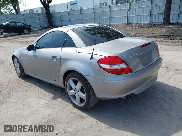 2005 Mercedes-Benz SLK 230/320 with VIN WDBWK56F95F036480, listed as a IAAI auction lot 42727660 with 95,249 mi miles and . Bid and sale history available at DreamBid. Image 3.