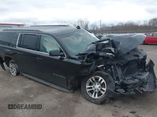 2016 Chevrolet Suburban LT with VIN 1GNSKHKC1GR190672, listed as a IAAI auction lot 41836984 with 93,000 mi miles and . Bid and sale history available at DreamBid. Image 1.