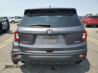 2019 Honda Passport EX-L with VIN 5FNYF8H51KB005843, listed as a Copart auction lot 59501565 with 47,051 mi miles and Salvage title. Bid and sale history available at DreamBid. Image 6.