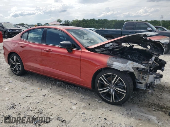 2019 Volvo S60 R-Design with VIN 7JR102FM9KG000519, listed as a Copart auction lot 64456574 with 0 mi miles and Salvage Title. Bid and sale history available at carsss.com. Image 4.