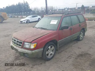 1999 Subaru Forester S with VIN JF1SF6554XH716593, listed as a IAAI auction lot 41449974 with 231,536 mi miles. Bid and sale history available at carsss.com. Image 2.