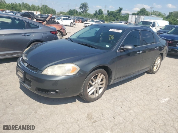 2013 Chevrolet Impala LTZ with VIN 2G1WC5E39D1202274, listed as a Copart auction lot 55835804 with 192,743 mi miles and Clean Title. Bid and sale history available at carsss.com. Image 1.