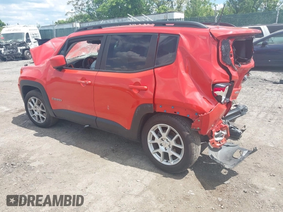 2020 Jeep Renegade Altitude z VIN ZACNJABB6LPL11581, wystawiony jako IAAI lot #42225447 z przebiegiem Nie podano mil oraz . Historia ofert i sprzedaży dostępna na DreamBid. Obrazek 3.
