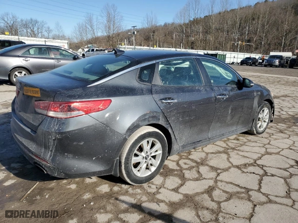 2017 Kia Optima LX with VIN 5XXGT4L38HG152315, listed as a Copart auction lot 42496845 with 143,854 mi miles and Salvage Title. Bid and sale history available at carsss.com. Image 3.