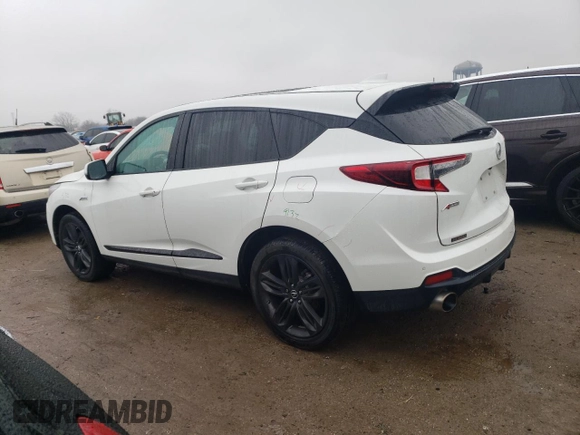 2021 Acura RDX w/A-Spec Package with VIN 5J8TC2H61ML011653, listed as a Copart auction lot 39255694 with 60,403 mi miles. Bid and sale history available at carsss.com. Image 2.