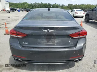 2018 Genesis G80 3.8L z VIN KMHGN4JE0JU239622, wystawiony jako Copart lot #52925365 z przebiegiem 65 236 mil mil oraz Szkody całkowita. Historia ofert i sprzedaży dostępna na DreamBid. Obrazek 6.