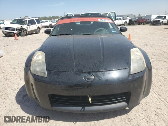 2004 Nissan 350Z Enthusiast with VIN JN1AZ36A54M250086, listed as a Copart auction lot 49873795 with 151,150 mi miles and Salvage Title. Bid and sale history available at DreamBid. Image 5.