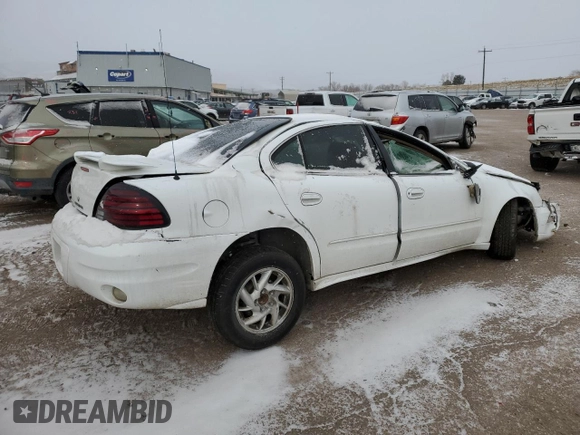 2004 Pontiac Grand Am SE with VIN 1G2NE52F74M580789, listed as a Copart auction lot 41447845 with 0 mi miles and Salvage Title. Bid and sale history available at carsss.com. Image 3.