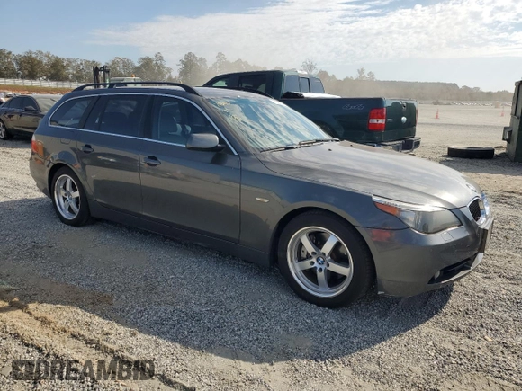 2006 BMW 5 Series 530xi with VIN WBANN73566CN02216, listed as a Copart auction lot 77526964 with 152,508 mi miles and Non Repairable. Bid and sale history available at carsss.com. Image 4.