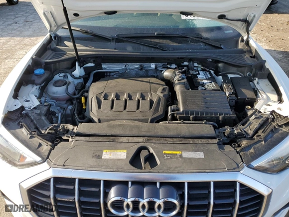 2022 Audi Q3 Premium with VIN WA1AUCF31N1001715, listed as a Copart auction lot 51365625 with 27,666 mi miles and Non Repairable. Bid and sale history available at carsss.com. Image 13.