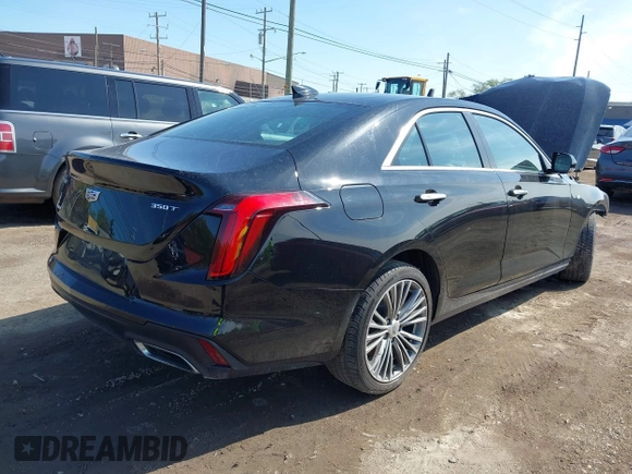 2021 Cadillac CT4 Premium Luxury z VIN 1G6DF5RK8M0121711, wystawiony jako IAAI lot #42197628 z przebiegiem Nie podano mil oraz . Historia ofert i sprzedaży dostępna na DreamBid. Obrazek 4.