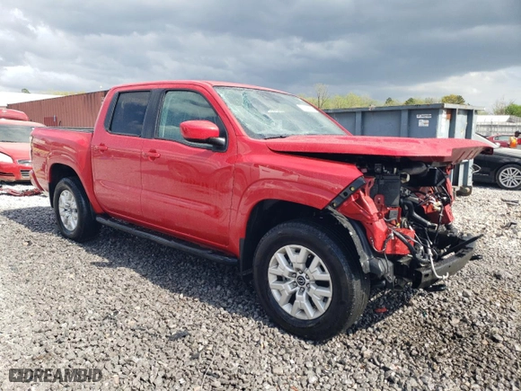 2023 Nissan Frontier PRO-4X with VIN 1N6ED1EK6PN634675, listed as a Copart auction lot 50540935 with 37,033 mi miles and Salvage Title. Bid and sale history available at carsss.com. Image 4.