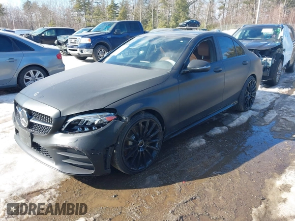 2019 Mercedes-Benz C 300 with VIN 55SWF8EB9KU315237, listed as a IAAI auction lot 41608890 with 79,080 mi miles and . Bid and sale history available at carsss.com. Image 19.