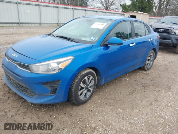 2023 Kia Rio LX with VIN 3KPA24AD9PE517404, listed as a IAAI auction lot 41609216 with 191,122 mi miles. Bid and sale history available at carsss.com. Image 17.