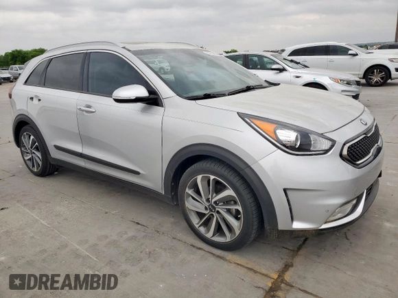2017 Kia Niro Touring with VIN KNDCE3LC3H5066322, listed as a Copart auction lot 53818465 with 113,794 mi miles and Salvage Title. Bid and sale history available at carsss.com. Image 4.