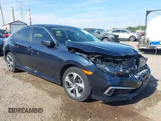 2020 Honda Civic LX with VIN 2HGFC2F66LH545680, listed as a IAAI auction lot 42554891 with 64,486 mi miles and . Bid and sale history available at DreamBid. Image 1.