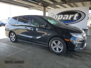 2019 Honda Odyssey EX-L z VIN 5FNRL6H71KB029661, wystawiony jako Copart lot #53437175 z przebiegiem 116 176 mil mil oraz Szkoda całkowita • Salvage title. Historia ofert i sprzedaży dostępna na DreamBid. Obrazek 4.
