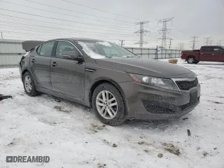 2011 Kia Optima LX with VIN KNAGM4A77B5186922, listed as a Copart auction lot 45537365 with 142,430 mi miles and Salvage Title. Bid and sale history available at carsss.com. Image 4.