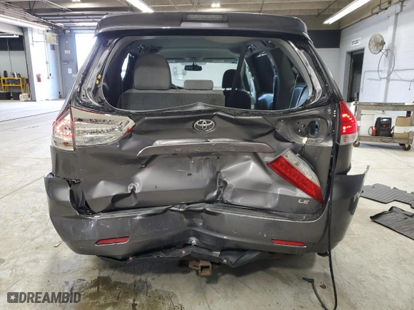 2011 Toyota Sienna LE AAS with VIN 5TDKK3DC3BS138656, listed as a Copart auction lot 49447605 with 235,161 mi miles and Salvage Title. Bid and sale history available at carsss.com. Image 6.