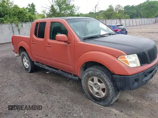 2005 Nissan Frontier LE with VIN 1N6AD07W25C462629, listed as a IAAI auction lot 42237382 with 157,460 mi miles and . Bid and sale history available at DreamBid. Image 1.