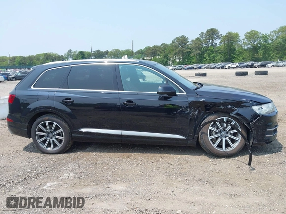 2017 Audi Q7 Premium Plus with VIN WA1LAAF73HD019855, listed as a IAAI auction lot 42449954 with 70,140 mi miles and . Bid and sale history available at DreamBid. Image 13.
