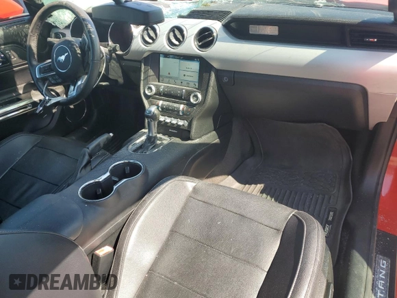 2017 Ford Mustang EcoBoost with VIN 1FA6P8TH3H5217696, listed as a Copart auction lot 66553745 with 96,298 mi miles and Salvage title. Bid and sale history available at DreamBid. Image 8.