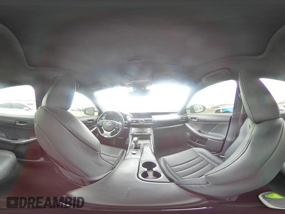 2017 Lexus IS 350 with VIN JTHCE1D22H5013734, listed as a Copart auction lot 80974524 with 89,820 mi miles and Salvage title. Bid and sale history available at DreamBid. Image 14.