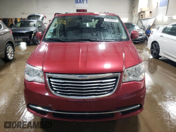 2015 Chrysler Town & Country Touring with VIN 2C4RC1BG7FR677513, listed as a Copart auction lot 51388025 with 52,938 mi miles and Salvage Title. Bid and sale history available at carsss.com. Image 5.