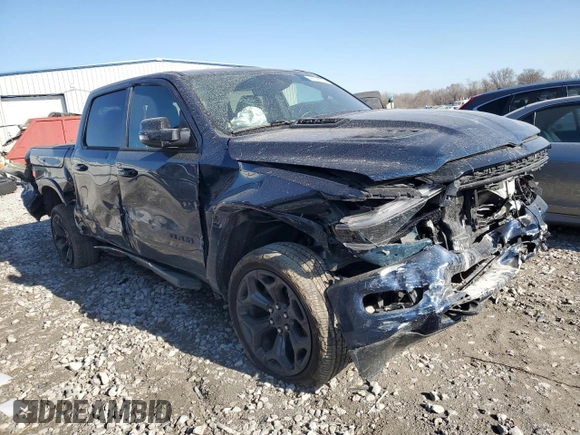 2023 Ram 1500 Limited with VIN 1C6SRFHT5PN666744, listed as a Copart auction lot 48538235 with 54,446 mi miles and Salvage title. Bid and sale history available at DreamBid. Image 4.