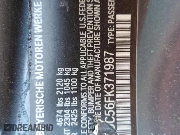 2015 BMW 4 Series 435i xDrive z VIN WBA3R5C56FK371987, wystawiony jako Copart lot #88077015 z przebiegiem Nie podano mil oraz Szkoda całkowita • Salvage title. Historia ofert i sprzedaży dostępna na DreamBid. Obrazek 12.