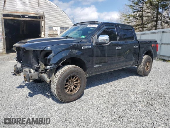 2018 Ford F-150 XL with VIN 1FTFW1E11JFD72882, listed as a Copart auction lot 54315135 with 0 mi miles and Salvage Title. Bid and sale history available at carsss.com. Image 1.